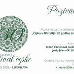 Filatelistička izložba „Čipka u filateliji – 30 godina tradicije“ uoči jubilarnog Festivala čipke